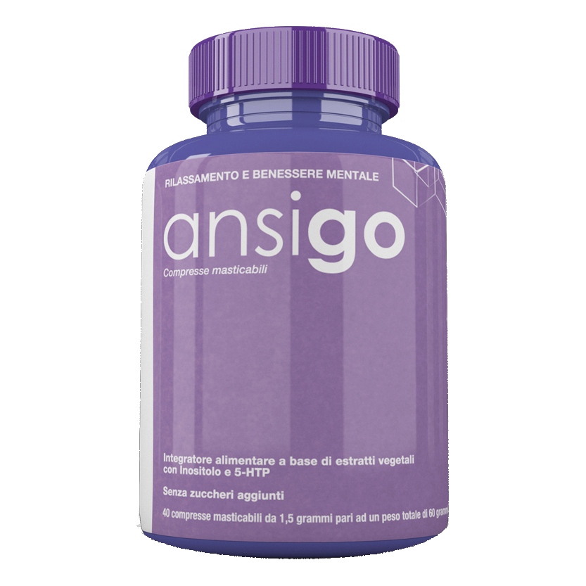 Ansigo Biosalus 40 Compresse - Integratore per Benessere Mentale