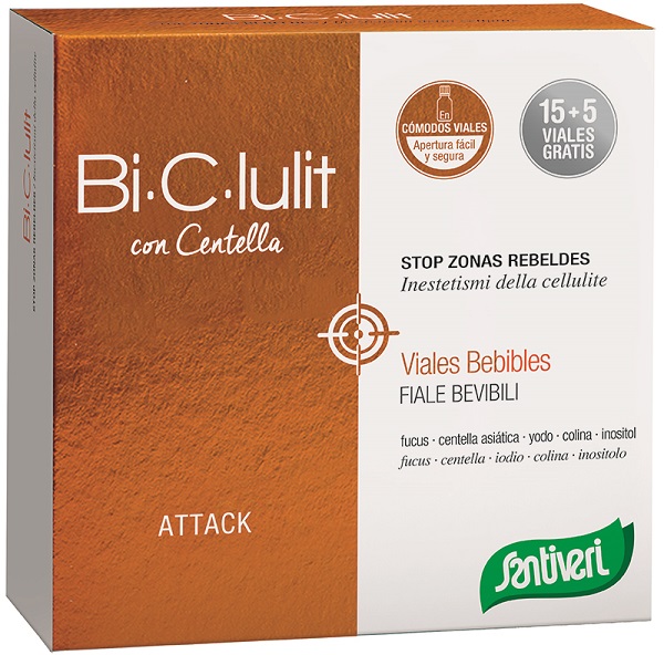 Bi C Lulit 20 Fiale Santiveri - Integratore per Inestetismi della Cellulite