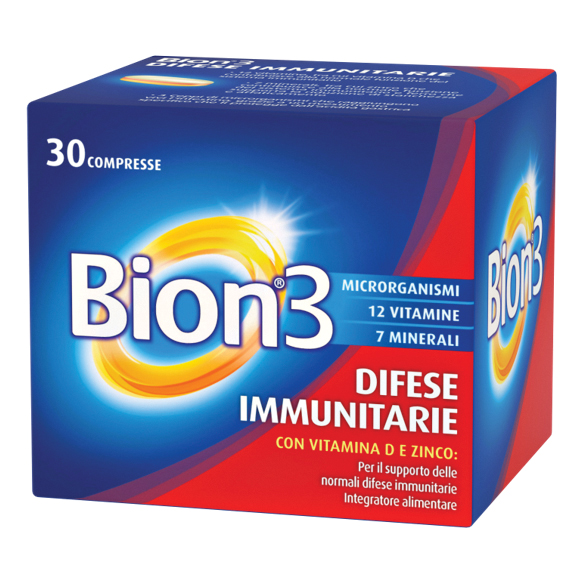 Bion 3 Difese Immunitarie - Integratore Alimentare 30 Compresse