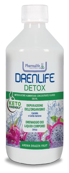 Drenlife Detox Pharmalife 500 ml - Liquido Drenante in Bottiglia