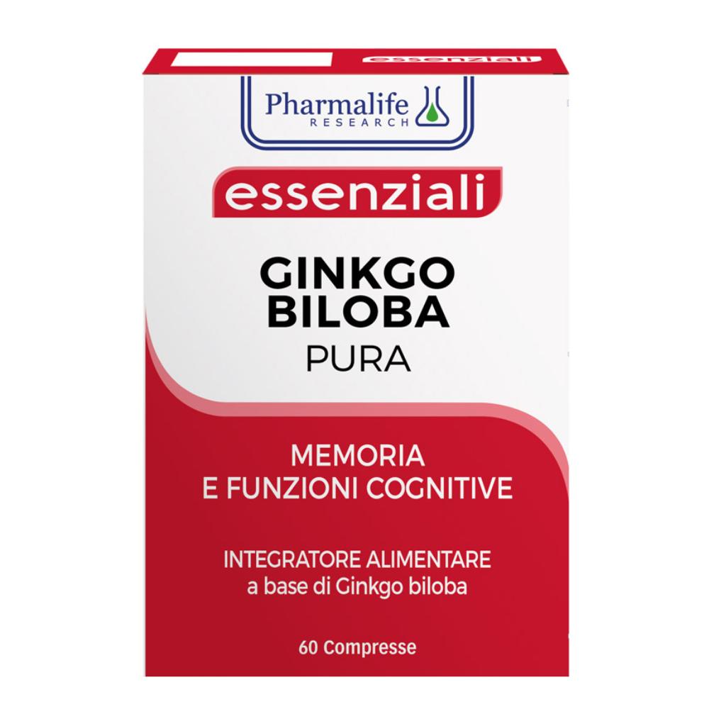 Ginkgo Biloba Pura Pharmalife 60 Compresse - Integratore di Ginkgo Biloba