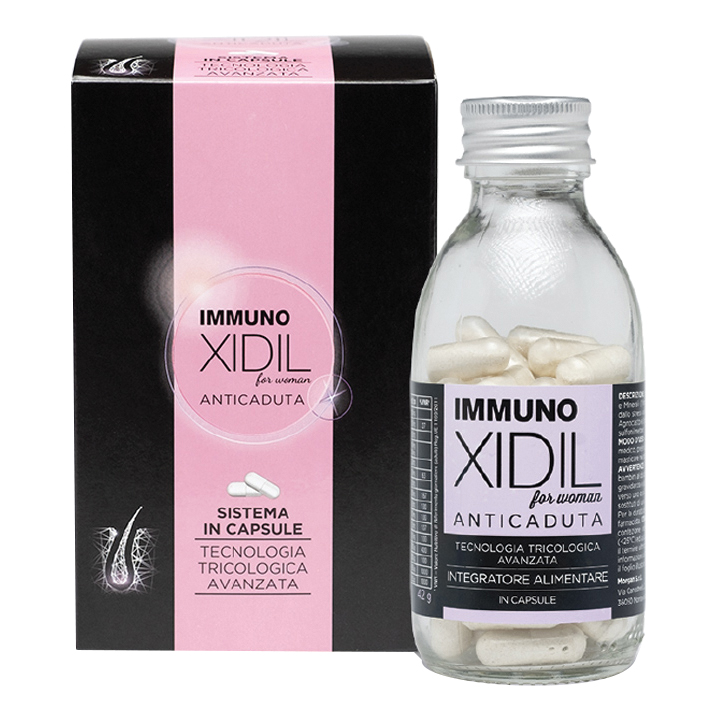 Immunoxidil Donna Anticaduta 60 Capsule - Integratore per Caduta dei Capelli