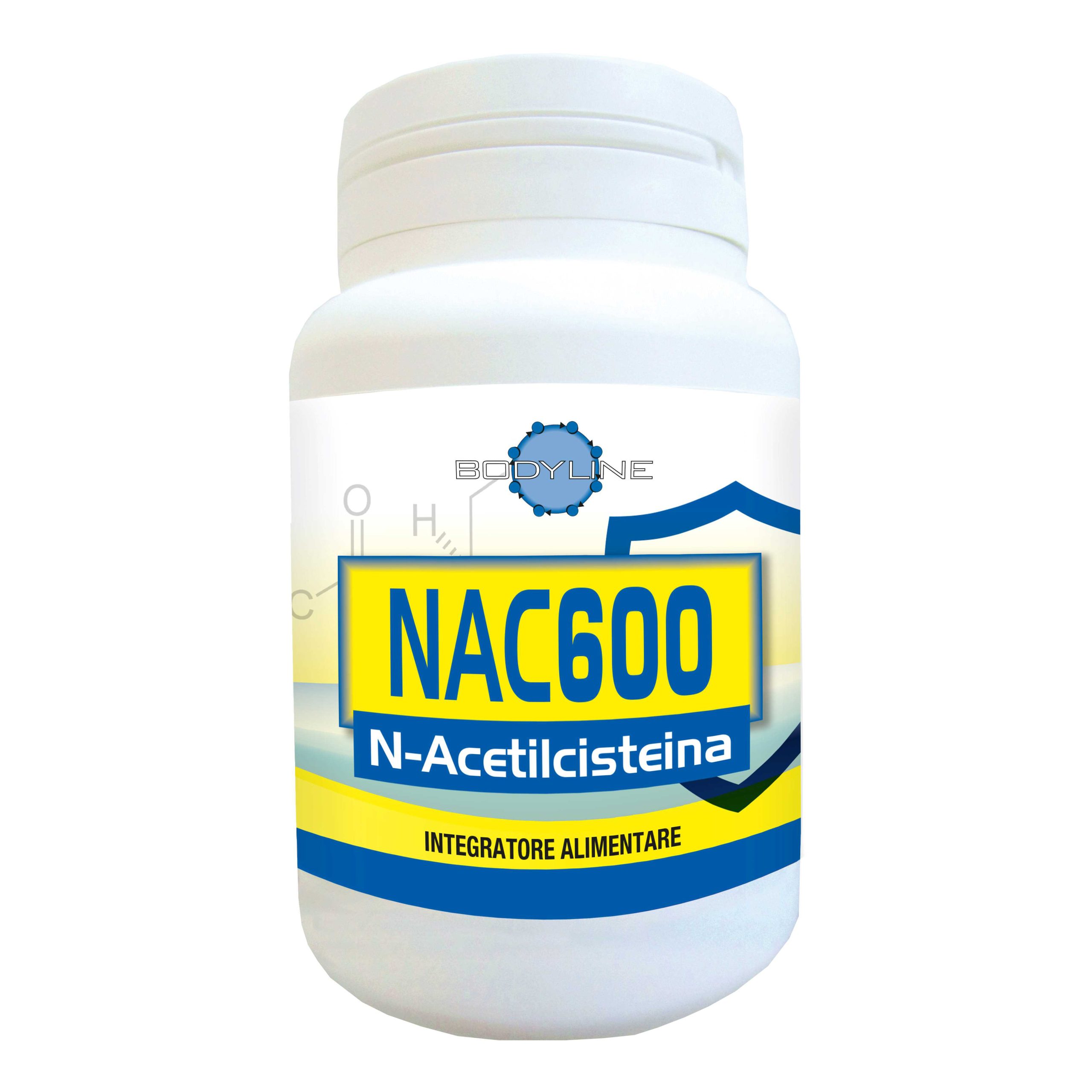 Nac 600 N-acetilcisteina 60 Capsule - Integratore per Stati Infiammatori