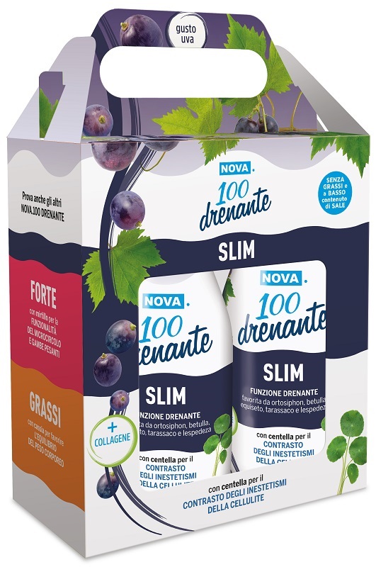Nova 100 Drenante Slim Bipack - Integratore Drenante Liquido