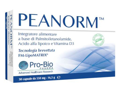 Peanorm 30 Capsule 550 mg - Integratore di Vitamina D3 per le Ossa e Denti