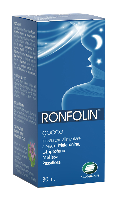 Ronfolin Gocce 30 ml - Sciroppo per Bambini e Neonati per Dormire