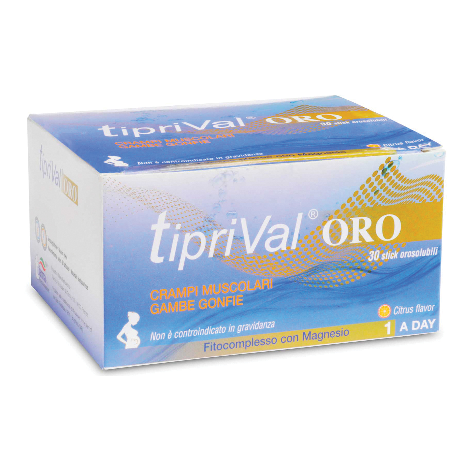 Tiprival Oro 30 Stick - Integratore per la Gravidanza e Crampi Muscolari