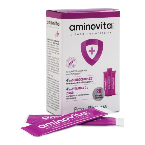 Aminovita Plus Difese Immunitarie - 20 Stick per Sistema Immunitario