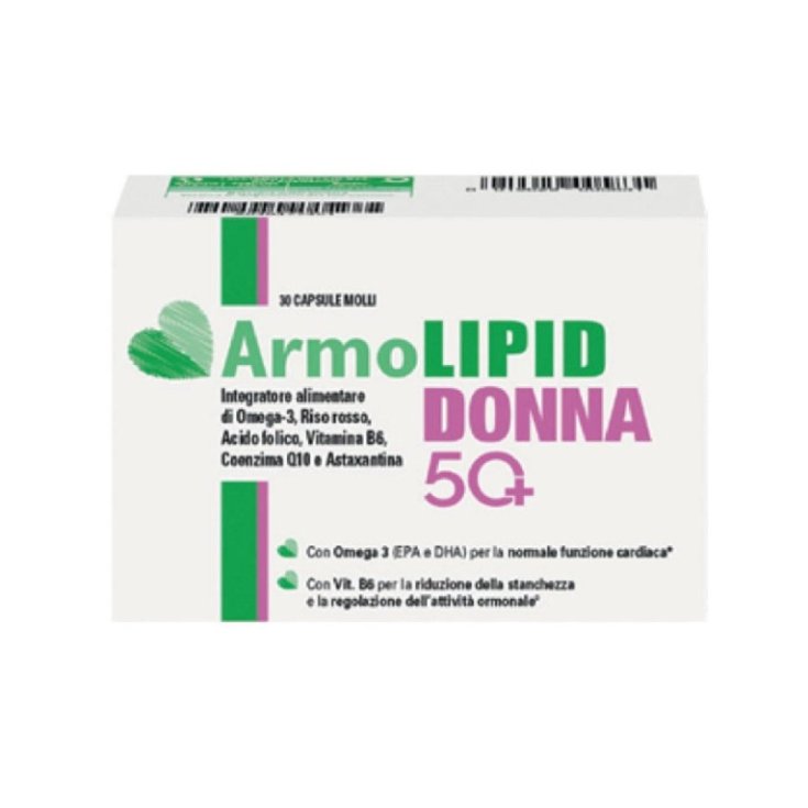 Armolipid Donna 50+ 30 Capsule - Integratore per Colesterolo