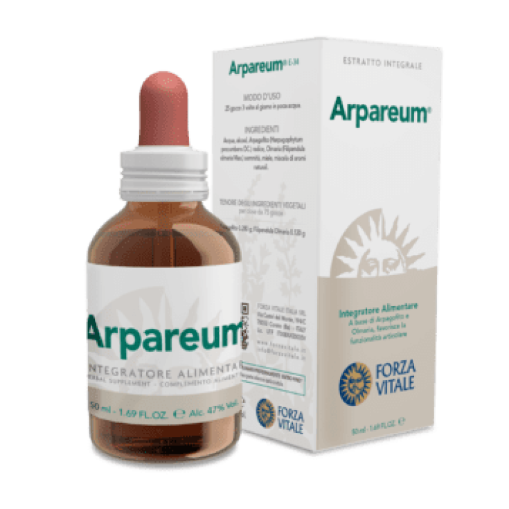Arpareum Forza Vitale 50 ml - Gocce di Artiglio del diavolo e Olmaria