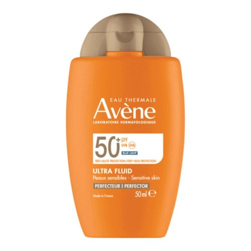 Avene Solare Ultra Fluid Perfezionatore SPF50 Protezione Solare Colorata Molto Alta Per Il Viso 50 Ml