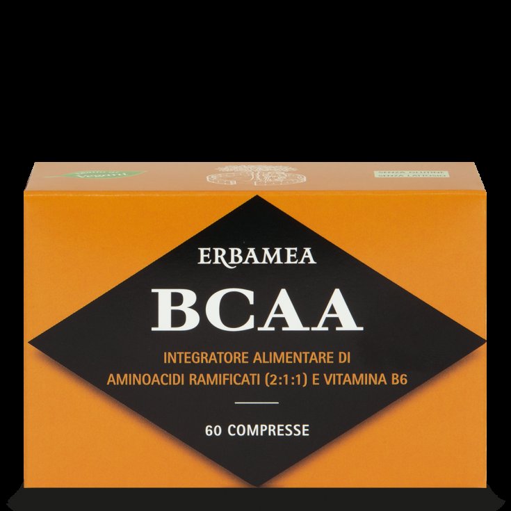 BCAA Erbamea 60 Compresse - Aminoacidi Ramificati 2:1:1 + Vitamina B6