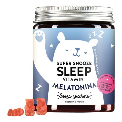 Super Snooze Sleep Vitamin Melatonina 45 Caramelle Gommose