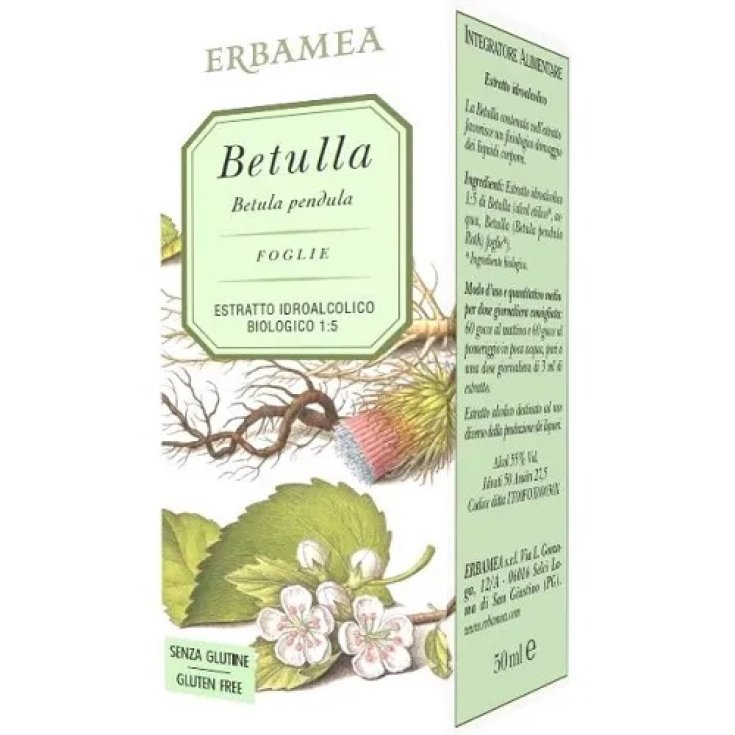 Betulla Estratto Idroalcolico Erbamea 50 ml