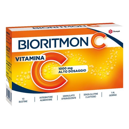 Bioritmon C 1000 10 Bustine - Integratore di Vitamina C