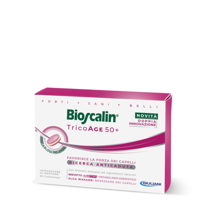 Bioscalin Tricoage 50+ Giuliani 30/60/90 Compresse - Integratore per Rinforzare i Capelli