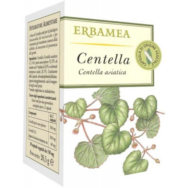 Centella Erbamea 50 Capsule - Centella per Pesantezza alle Gambe