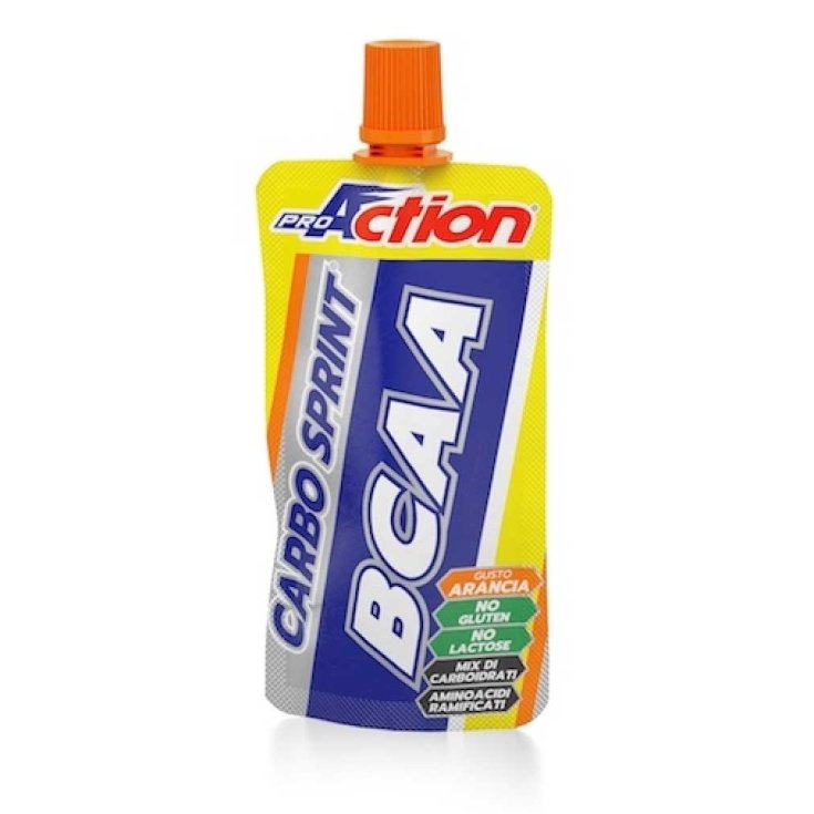 Carbo Sprint BCAA Arancia ProAction 50 ml - Gel di Aminoacidi Ramificati