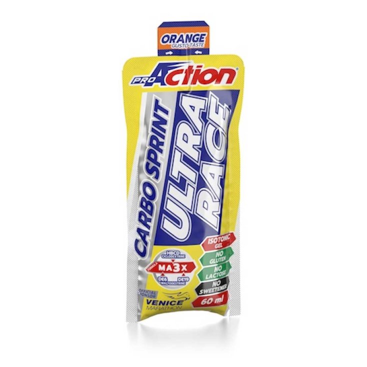 Carbo Sprint Ultra Race Arancia ProAction - Stick Pack da 60 ml