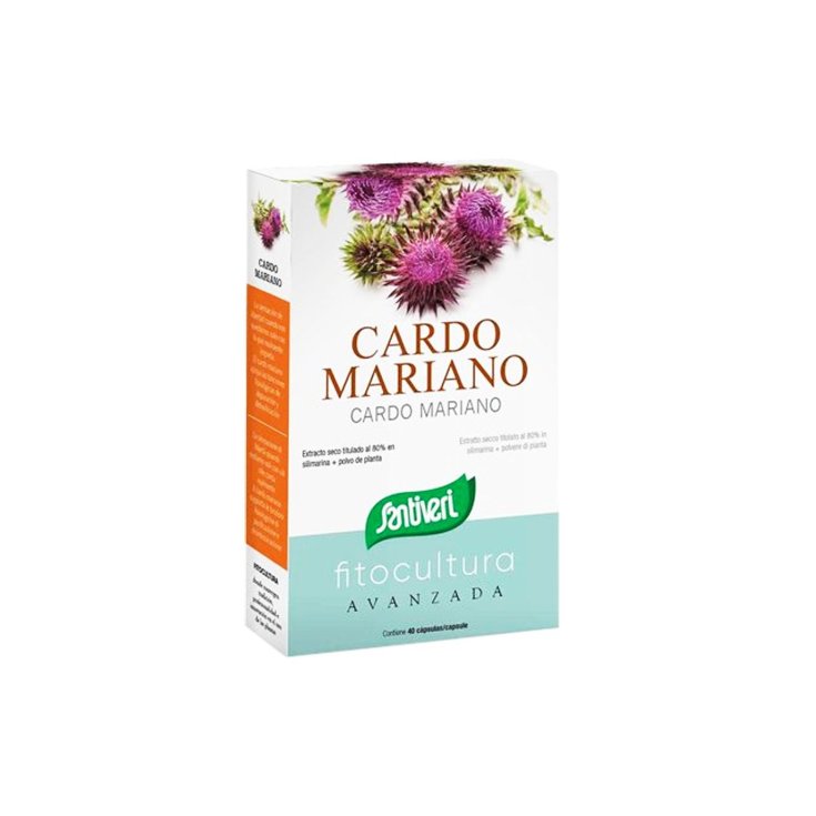 Cardo Mariano Santiveri 40 Capsule - Integratore di Cardo Mariano