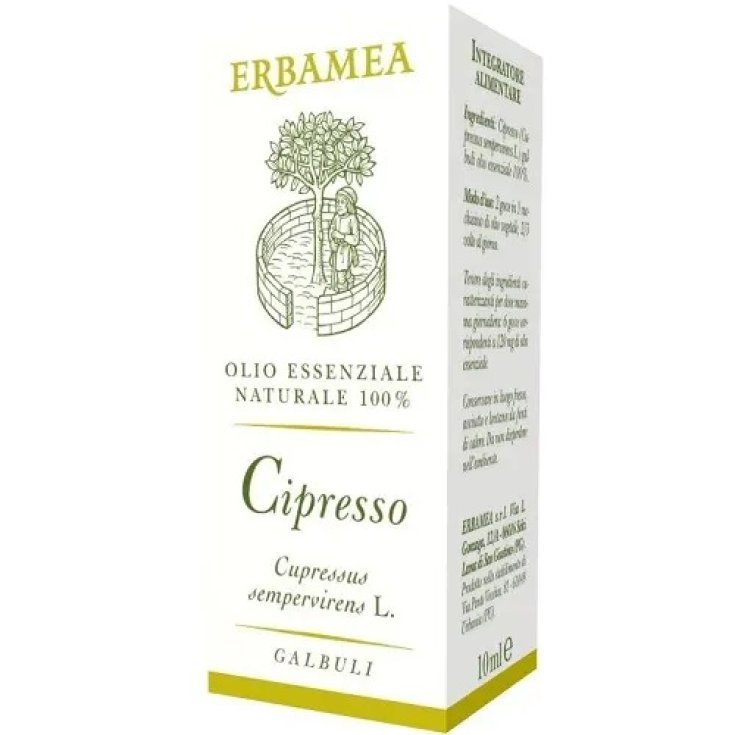 Cipresso Erbamea - Olio Essenziale per Secrezioni Bronchiali 10 ml