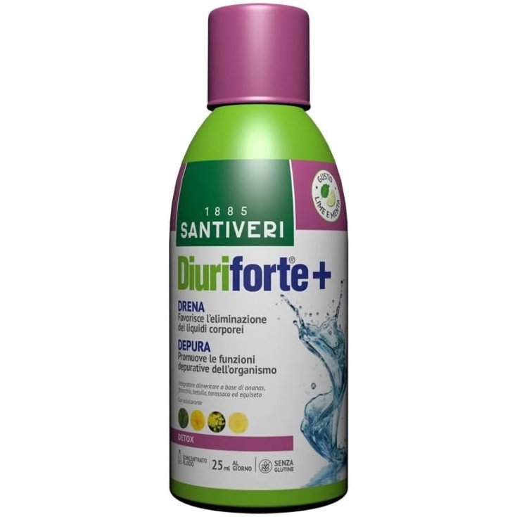 Diuriforte+ Santiveri 500 ml - Sciroppo Drenante per Microcircolo
