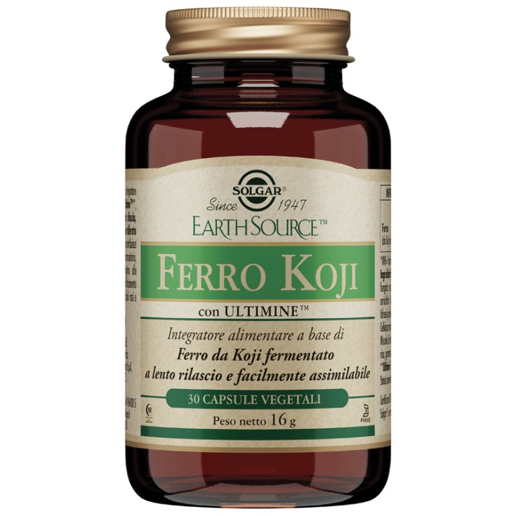 Ferro Koji Solgar 30 Capsule - Integratore di Ferro Koji Ultimine