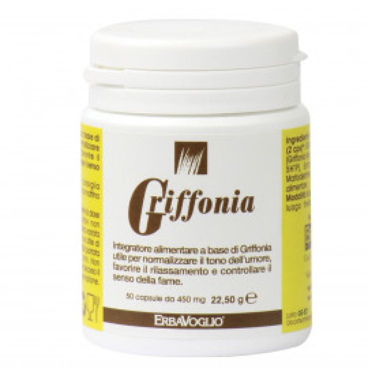 Griffonia Erbavoglio 50 Capsule - Griffonia per Umore e Rilassamento