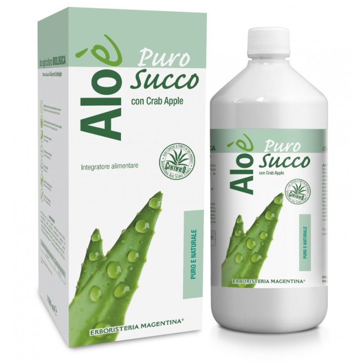 Aloè Puro Succo Erboristeria Magentina 1 Litro