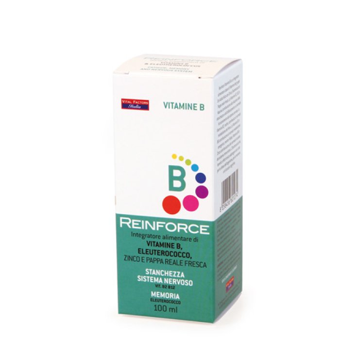 Reinforce Vitamine B Sciroppo per Stanchezza Fisica e Mentale 100 ml