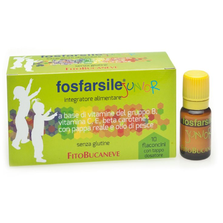 Fosfarsile Junior 10 Flaconcini - Vitamine per Bambini per Stanchezza