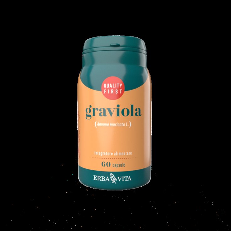 Graviola Erba Vita 60 Capsule - Graviola per Flora Intestinale