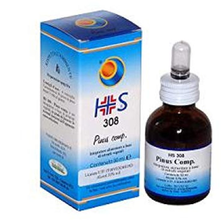 HS 308 Pinus Compositum Herboplanet 50 ml - Gocce per Apparato Osteo-Articolare