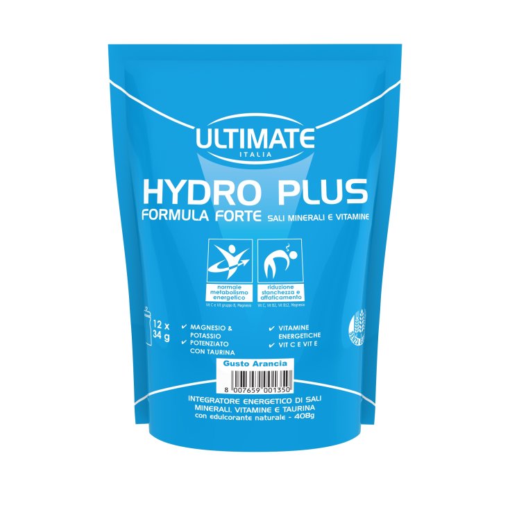Hydro Plus Arancia Ultimate 408 Grammi - Polvere di Magnesio e Potassio