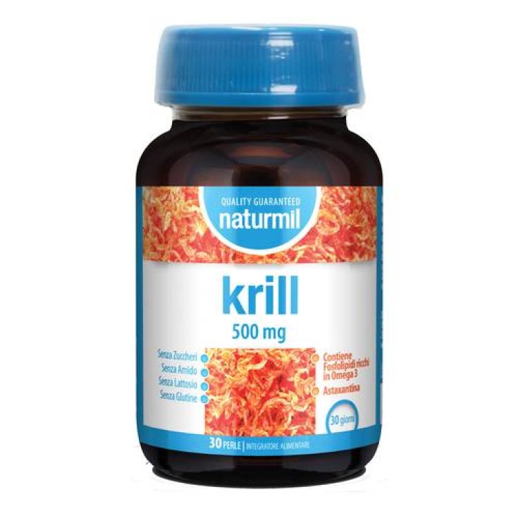 Naturmil Krill 500 mg 30 Perle - Omega-3, EPA e DHA