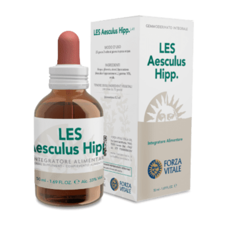 Les Aesculus Hippocastanum Forza Vitale 50 ml - Gocce di Ippocastano