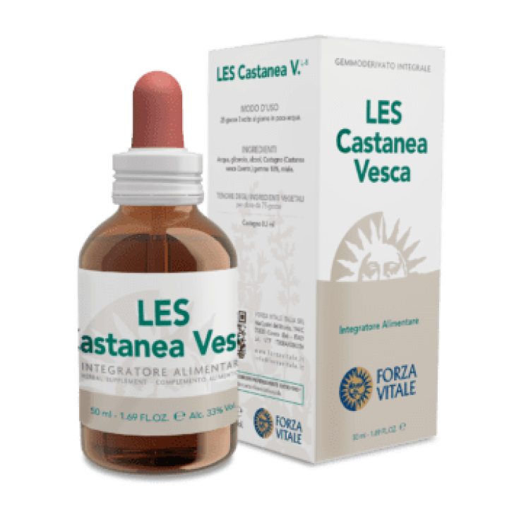 Les Castanea Vesca Forza Vitale 50 ml - Gocce per Gambe Pesanti