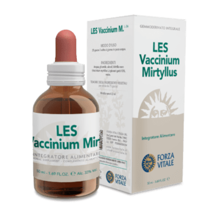 Les Vaccinium Myrtillus Forza Vitale 50 ml - Gocce di Mirtillo Nero