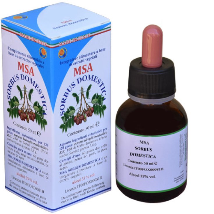 MSA Sorbus Domestica Herboplanet - Gocce da 50 ml