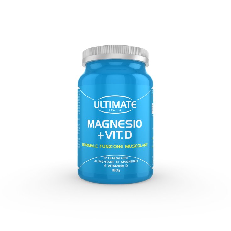 Magnesio + Vit. D Ultimate 180 Grammi - Energetico per Mantenimento Ossa