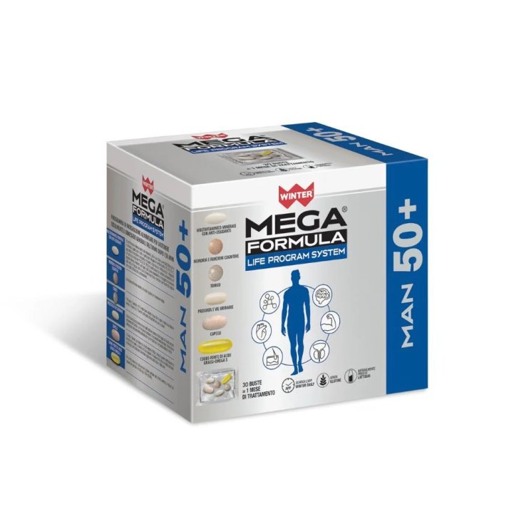 Mega Formula Man 50+ 6x30 Compresse - Multivitaminico Antiossidante