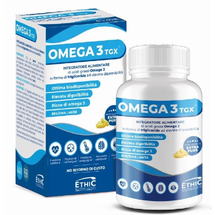 Omega 3 TGX Ethicsport 60/180 Softgel - Integratore di Omega-3