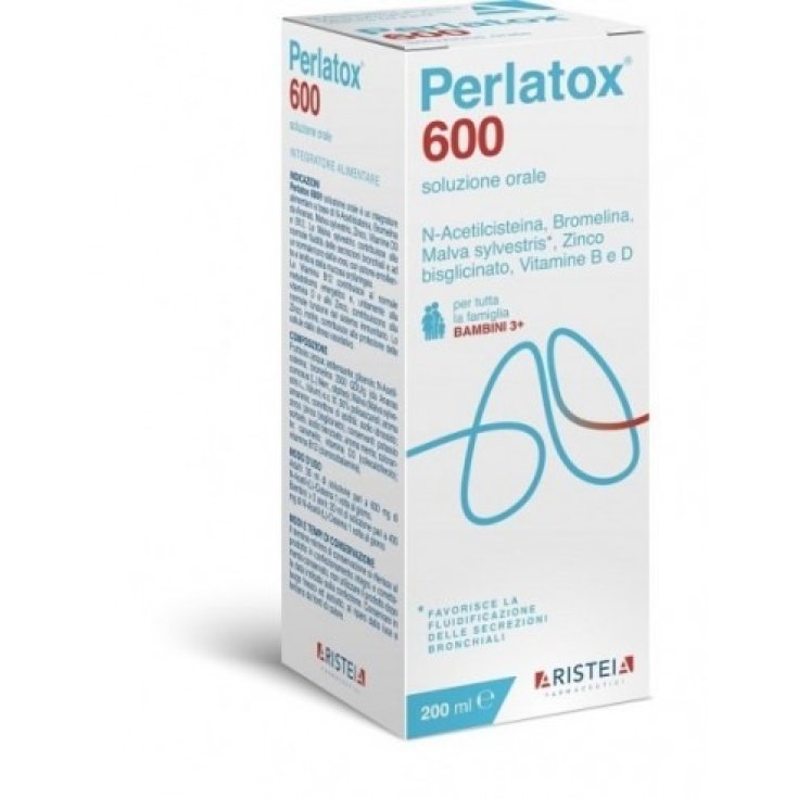 Perlatox 600 Sciroppo per Mucosa Orofaringea da 200 ml