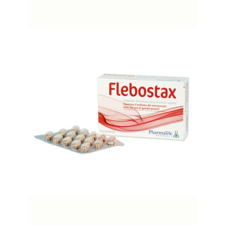 Flebostax Pharmalife 30 Compresse - Integratore per Gambe Pesanti