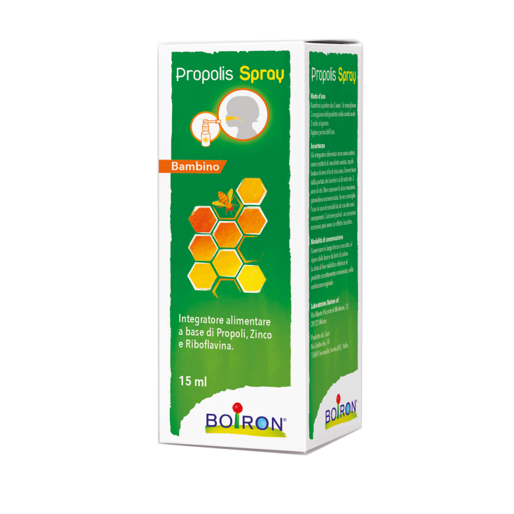 Propolis Spray Bambino 15 ml - Spray per Mal di Gola per Bambini