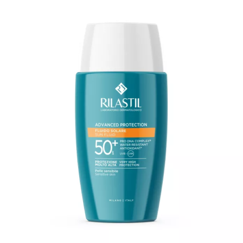 Rilastil Advanced Protection Fluido Solare SPF50+ Protezione Solare Molto Alta Per Pelle Sensibile 50 Ml