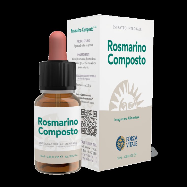 Rosmarino Composto Forza Vitale 10 ml - Integratore di Rosmarino