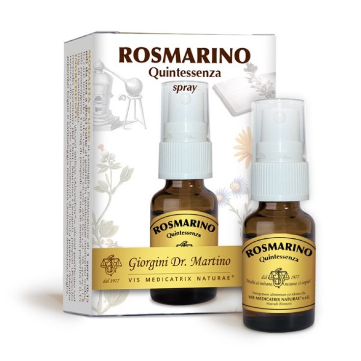 Rosmarino Quintessenza Dr. Giorgini - Spray per Eliminazione dei Gas 15 ml