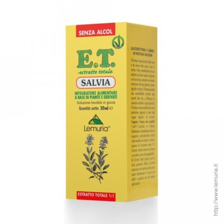 E.T. Salvia Lemuria - Estratto Totale in Gocce da 30 ml
