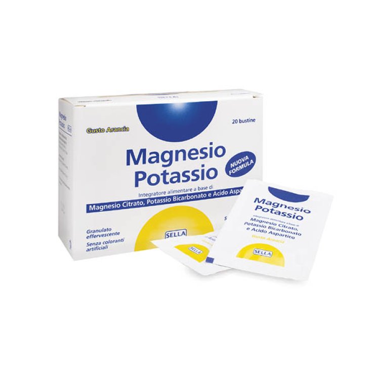 Sella Magnesio Potassio 20 Bustine - Integratore di Magnesio e Potassio